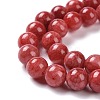 Natural Persian Jade Beads Strands G-D434-8mm-08-4