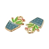 Alloy Enamel Pendants ENAM-G211-01G-04-3