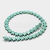 Synthetic Howlite Bead Strands X-G-P228-13-12x12mm-2
