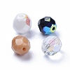 Electroplate Czech Glass Beads GLAA-O018-03-3