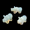 Opalite Carved Rhinoceros Figurines DJEW-M008-02J-1