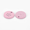Spray Painted Alloy Charms for Valentine's Day PALLOY-Q433-027B-RS-2