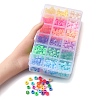 810Pcs 18 Style Opaque & Transparent Plastic Beads KY-YW0001-44-4