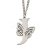 201 Stainless Steel Necklace NJEW-Q336-01J-P-3