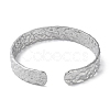 Non-Tarnish 304 Stainless Steel Open Cuff Bangle for Women BJEW-Q770-01P-3