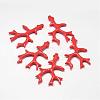 Branch Dyed Synthetical Coral Big Pendants CORA-L041-01-2