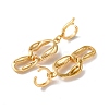 Brass Fold Over Clasps KK-U016-07G-2