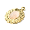Ion Plating(IP) Real 14K Gold Plated 304 Stainless Steel with Glass Pendant FIND-Z028-30D-2