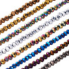 Craftdady Electroplate Glass Beads Strands EGLA-CD0001-03-10