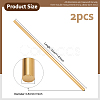 BENECREAT Brass Stick KK-BC0002-17-2