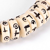 Handmade Carved OX Bone Beads BONE-S052-10mm-01-1