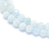 Natural Aquamarine Beads Strands G-E411-19D-2mm-3