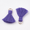 Polycotton(Polyester Cotton) Tassel Pendant Decorations X-FIND-S280-05-2