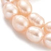 Natural Cultured Freshwater Pearl Beads Strands PEAR-P062-08I-4