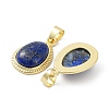 Natural Lapis Lazuli Pendants G-M405-05G-03-3