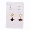 Stainless Steel Stud Earring Sets EJEW-JE03343-1