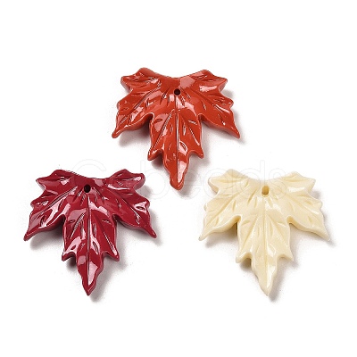 Autumn Synthetic Coral Dyed Pendants CORA-P008-05A-1