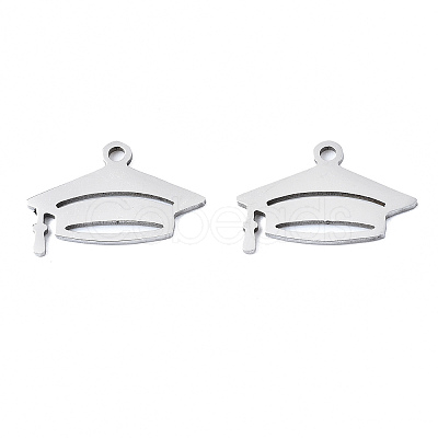 Non-Tarnish 201 Stainless Steel Pendants X-STAS-T044-240P-1