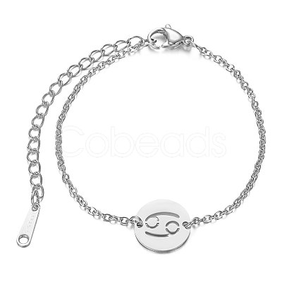 Tarnish Resistant 201 Stainless Steel Link Bracelets STAS-T040-JN009-4-1