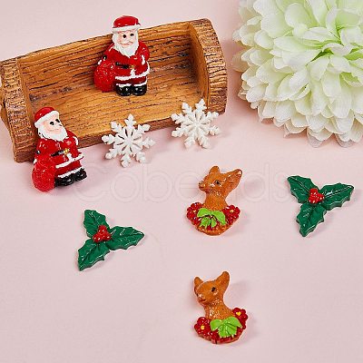 Christmas Theme Plastic Home Display Decorations AJEW-SZ0001-14-1