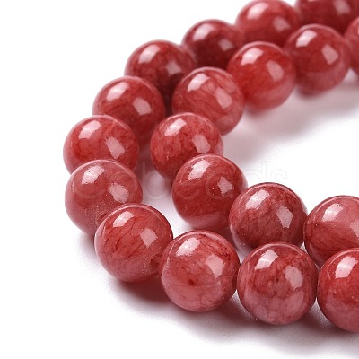 Natural Persian Jade Beads Strands G-D434-8mm-08-1