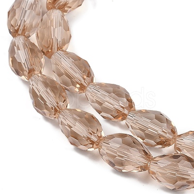 Transparent Glass Beads Strands EGLA-N013-T6mm-D23-1