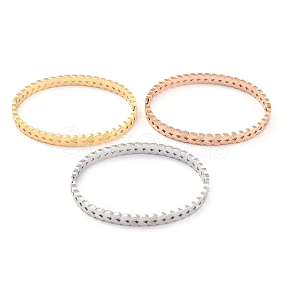 304 Stainless Steel Bangles BJEW-O184-21-1