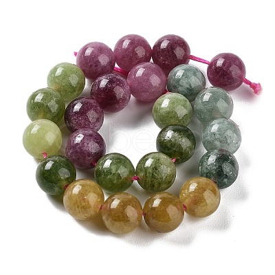 Dyed Natural Malaysia Jade Beads Strands G-G021-01B-07-1