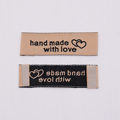 Woven Sewing Labels FIND-WH0053-38B-1