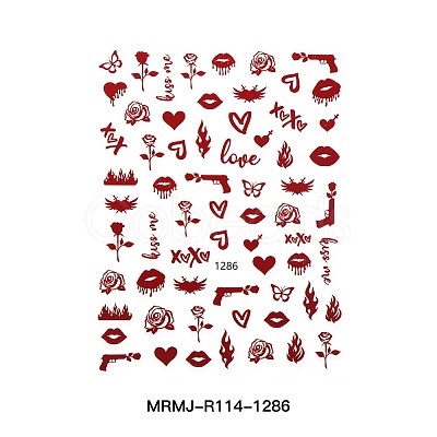 Nail Art Stickers Decals MRMJ-R114-1286-1