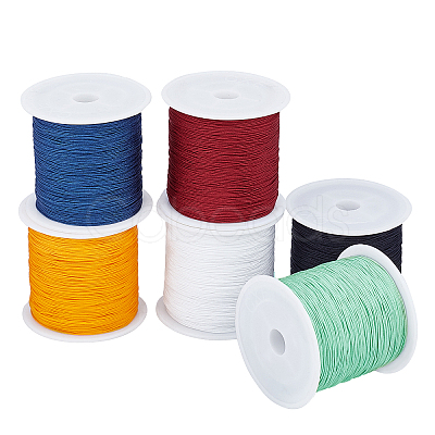 PandaHall Elite Braided Nylon Thread Nylon String NWIR-PH0001-61A-04-1