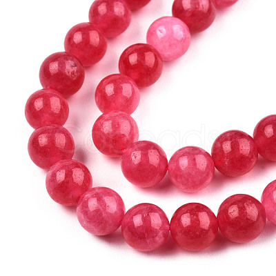 Natural Quartz Beads Strands G-R479-8mm-10-1