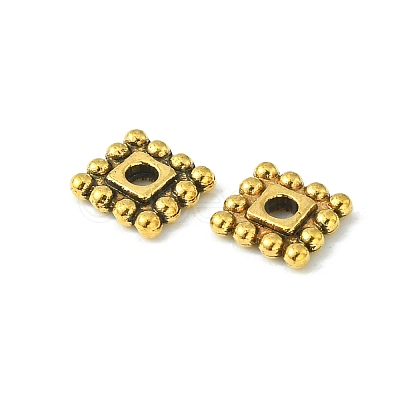 Tibetan Style Spacer Beads TIBEB-00697-AG-RS-1