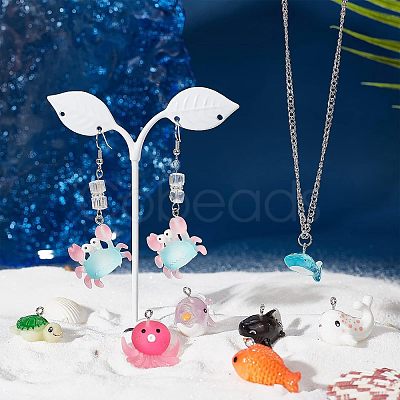 CHGCRAFT DIY Fish Dangle Earring Making Kits DIY-CA0004-10-1