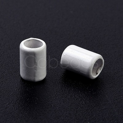 Column Rack Plating Spray Painted Alloy Beads for Jewelry Making PALLOY-F291-01G-1