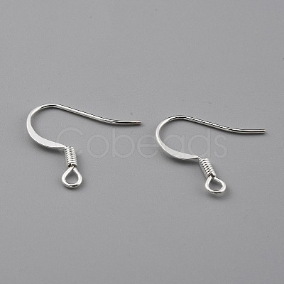 Brass Earring Hooks KK-O131-08S-1