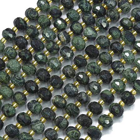 Natural Kambaba Jasper Beads Strands G-K389-E13-01-1