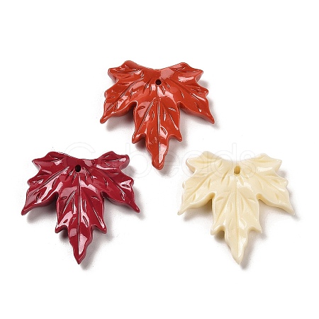 Autumn Synthetic Coral Dyed Pendants CORA-P008-05A-1