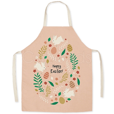Cute Easter Egg Pattern Polyester Sleeveless Apron PW-WG98916-16-1
