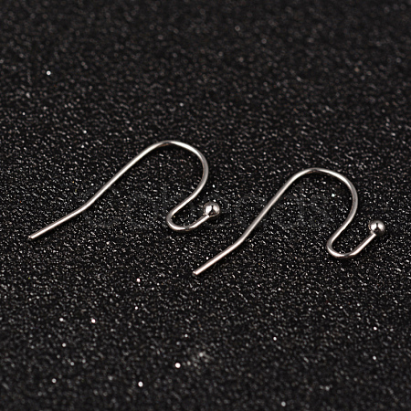 304 Stainless Steel Earring Hook Jewelry Findings STAS-M248-01-1