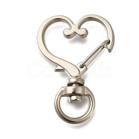 Alloy Swivel Clasps FIND-A045-01B-P-1