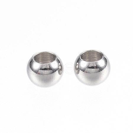 304 Stainless Steel Beads X-STAS-D448-070P-1