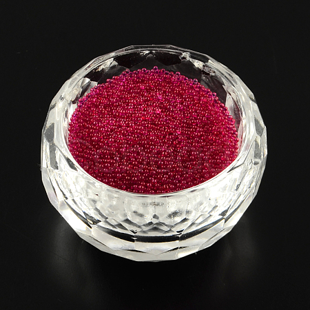Transparent DIY 3D Nail Art Decoration Mini Glass Beads X-MRMJ-R038-C09-1