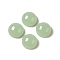 Glass Cabochons, Imitation Gemstone, Half Round, Dark Sea Green, 10x5mm