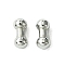 Non-Tarnish 304 Stainless Steel Findings, Dumbbell, Stainless Steel Color, 6.5x3mm