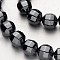 Non-magnetic Synthetic Hematite Bead Strands, Faceted, Round, Original Color, 10x10mm, Hole: 1mm, about 40pcs/strand, 15.7 inch