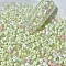 Transaparent Glass Beads, Mixed Shapes, Light Green, 20~50mm