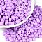 Opaque Baking Paint Glass Seed Beads, Round Hole, Cylinder, Medium Orchid, 4x5.5mm, Hole: 1.8mm, about 2500pcs/pound