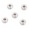 Non-Tarnish 202 Stainless Steel Spacer Beads, Flat Round, Stainless Steel Color, 5x2mm, Hole: 1.8mm