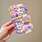 14Pcs Polymer Clay Alligator Hair Clips, Hair Accessories for Woman Girls, Lilac, Package Size: 175x70mm